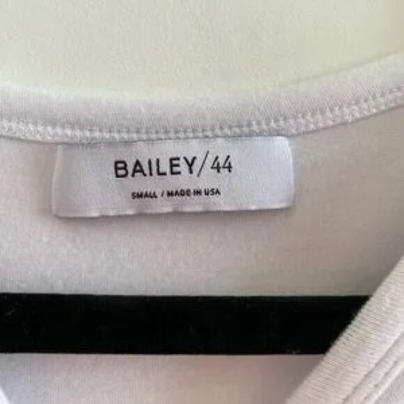 Bailey 44 White Prince Trompe L’oeil Puff Long Sleeve Tee Size Small - Picture 4 of 12